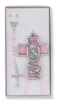 Pink Guardian Angel Rosary Set